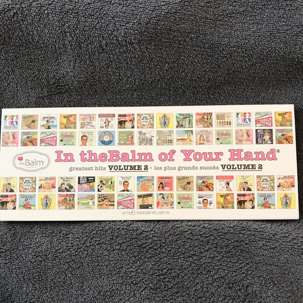 The balm highlight, blush, bronze and eyeshadow